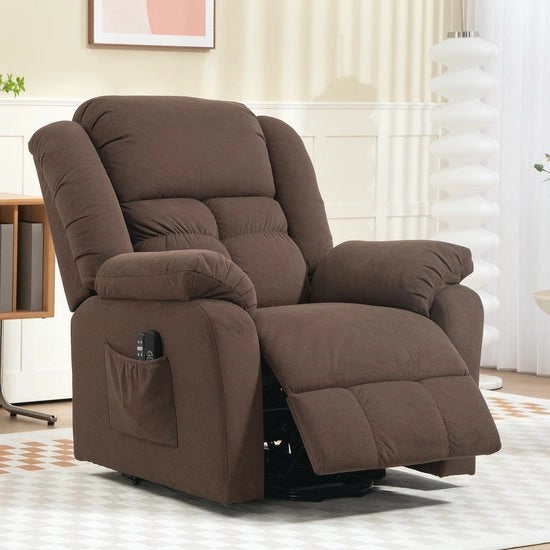 Fauteuil Relax - Con Funzione di Apertura - Funzione di Massaggio - Riscaldamento della Colonna Vertebrale Lombaro - Comando a Distanza