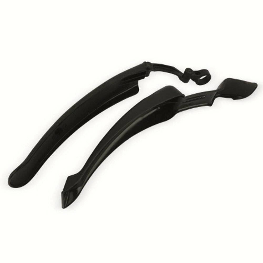 Trade Shop - Set 2 Parafanghi Per Bicicletta 24 - 26'' Parafango Anteriore E Posteriore Nero -