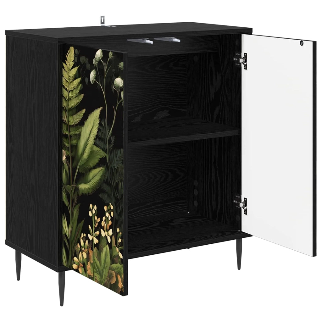 Credenza RHENEN Rovere Nero 69 x 33 x 76 cm 8006929