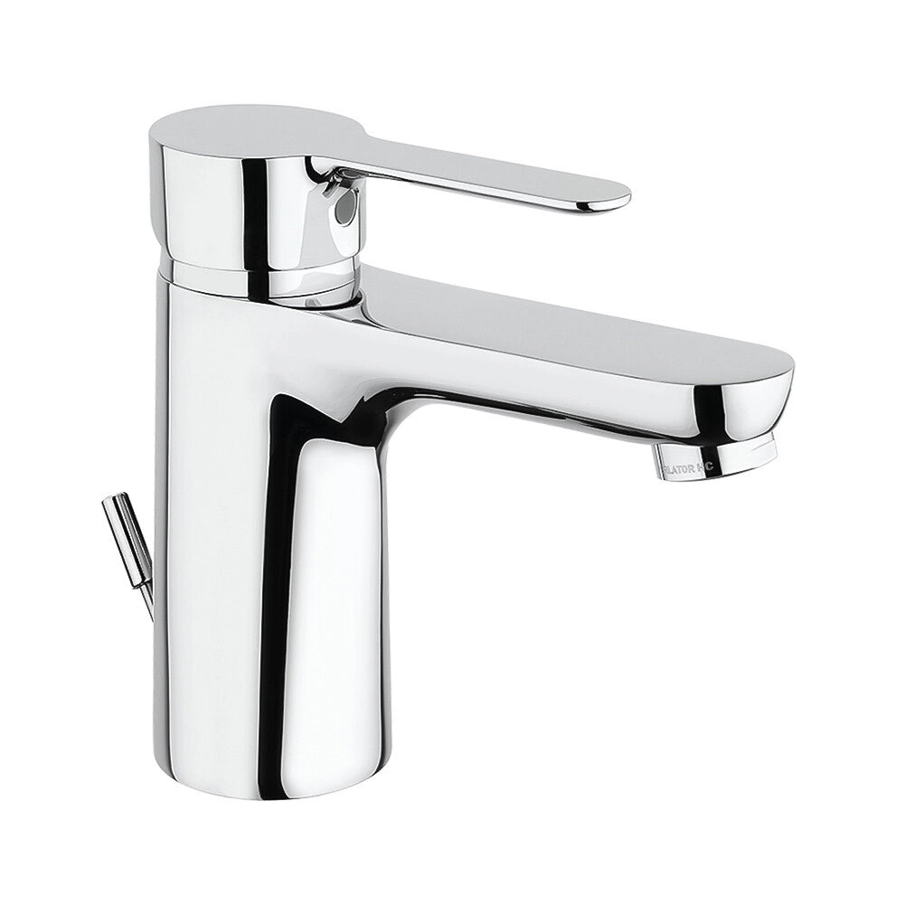 Set miscelatori lavabo bidet con pilette e doccia a due vie in ottone cromato lucido P3 Paini