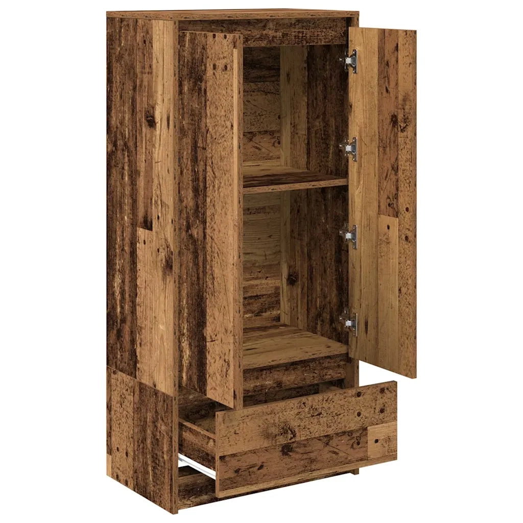 Armadio con Cassetto Legno Antico 55,5x34x119,5 cm Truciolato CFW8724439