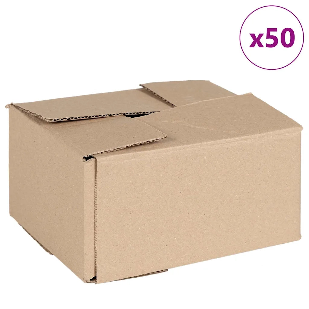 Scatola Pieghevole 50 pcs Naturale 20 x 15 x 10 cm Cartone 4106563
