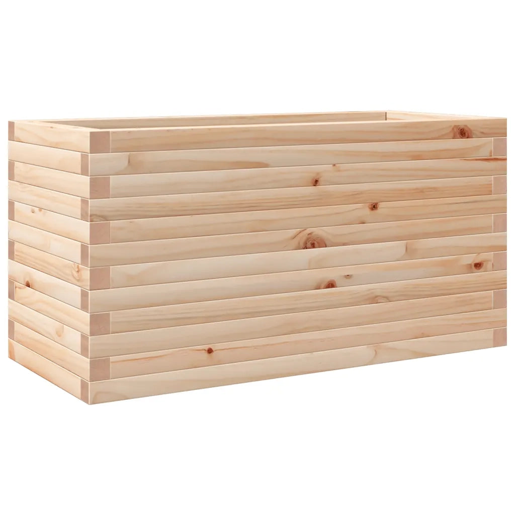 Fioriera da Giardino 90x40x45,5 cm in Legno Massello di Pino 847268