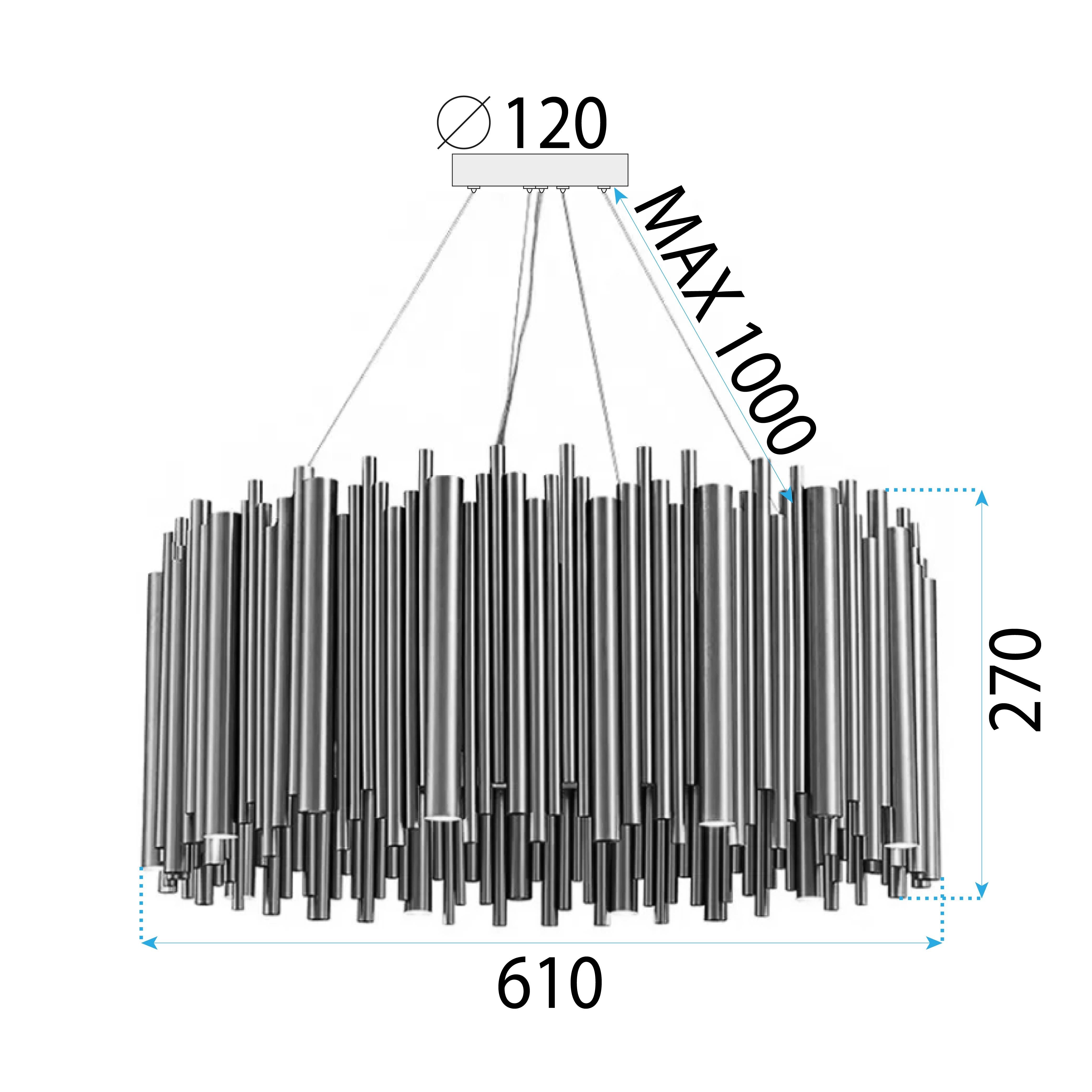 Lampada Da Soffitto Dorata APP1560-12CP