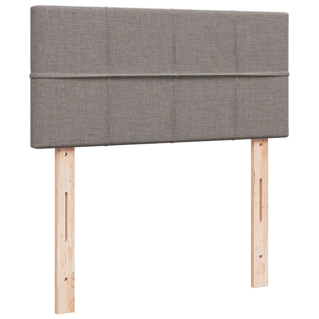 Giroletto a Molle con Materasso Tortora 100x200 cm in Tessuto 3286595