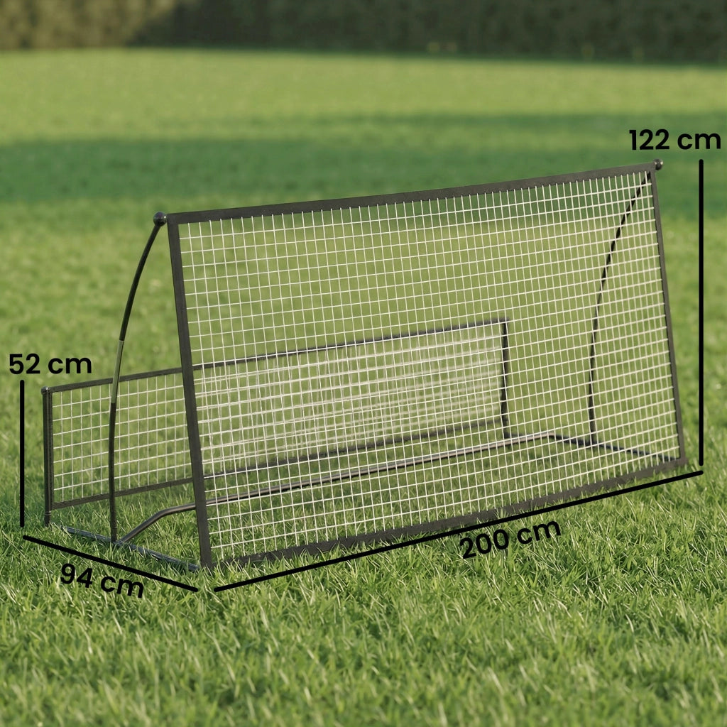 Rete da Rimbalzo Portatile 2-in-1. Doppio Lato e Pieghevole