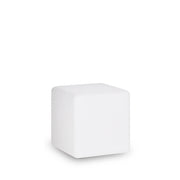 Piantana Moderna Luna Alluminio Bianco 1 Luce E27 D30Cm