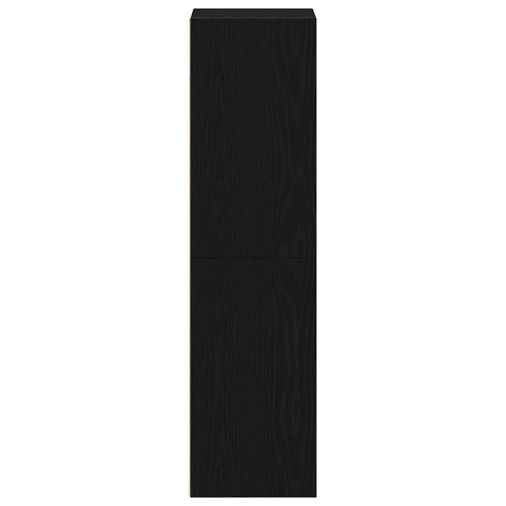 Libreria Rovere Nero 36x30x114 cm in Legno Multistrato 862395