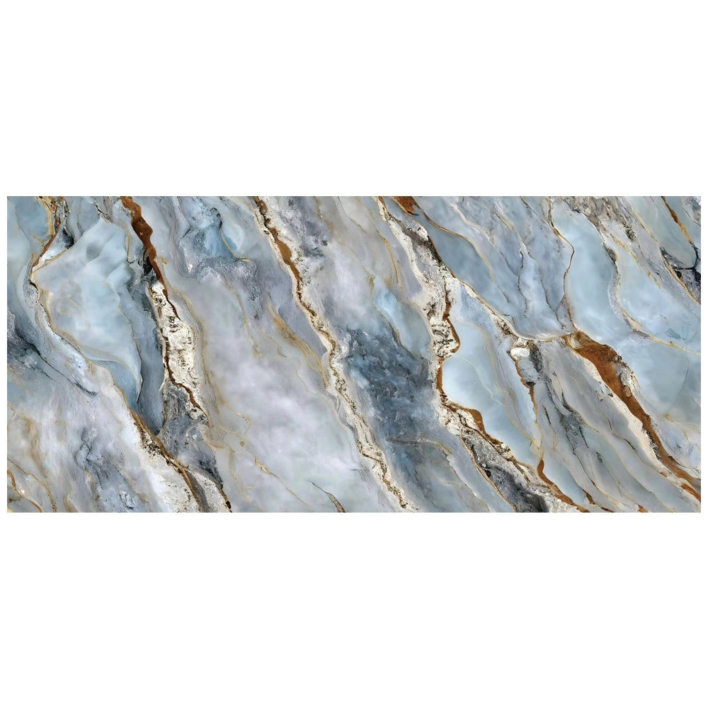 Trade Shop - Pannello Adesivo Effetto Marmo Perlato Venato 120x300cm Pareti Paraschizzi Stanza -