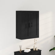 Mobile da parete  Nero Rovere 69,5x34x90 cm Legno ingegnerizzato