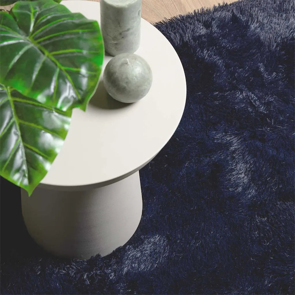 vidaXL Tappeto Shaggy a Pelo Lungo NAVARRA Blu Marino 200x290 cm