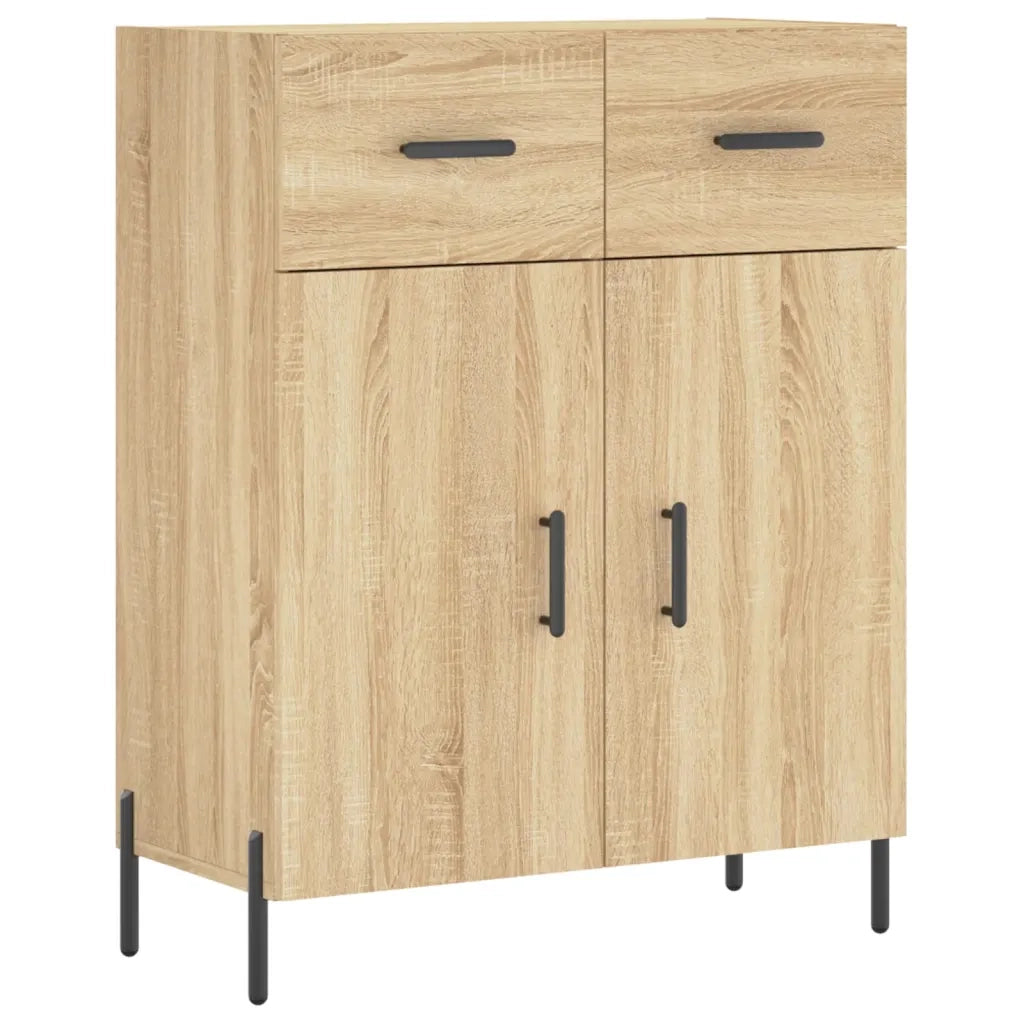 Credenza Rovere Sonoma 69,5x34x180 cm in Legno Multistrato 3198156