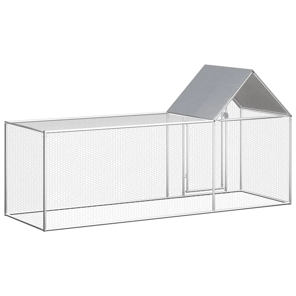 Pollaio 3x1x1,5 m in Acciaio Zincato CFW6360730