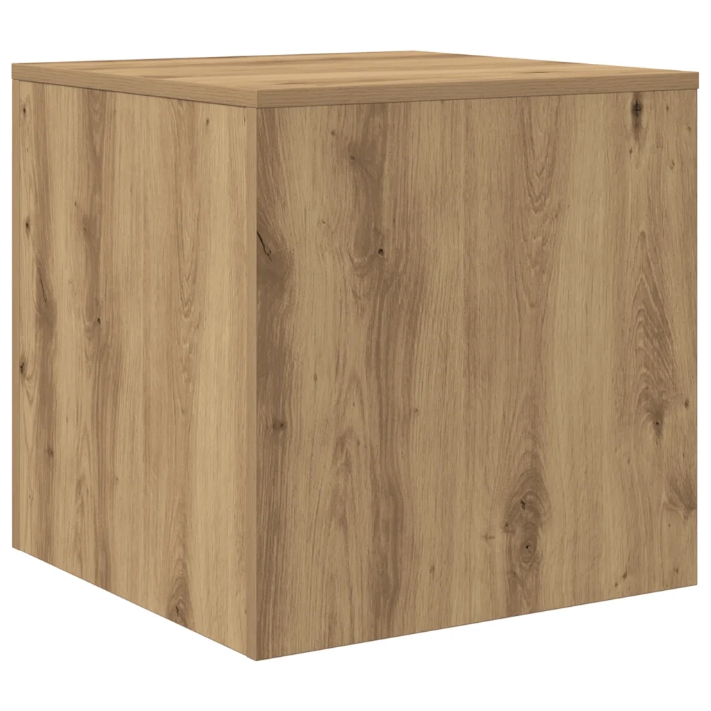 Tavolini Impilabili 3 pz Rovere Artigianale Legno Multistrato