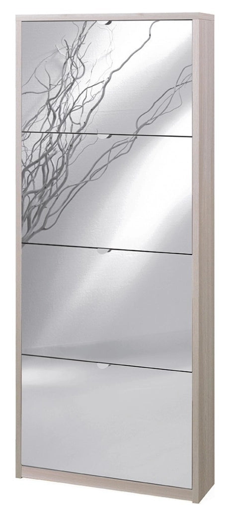 SARMOG KIT SCARPIERA 4 ANTE CON RIBALTA E SPECCHIO FRONTALE H154 L63 P18 Cm