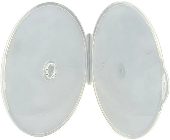 Sistema di Riproduzione CD trasparente - Contenitore di archiviazione CD - Sistema di archiviazione CD - Contenitori CD - Contenitori CD in plastica - Progettazione resistentente allo shock - Scatola per CD