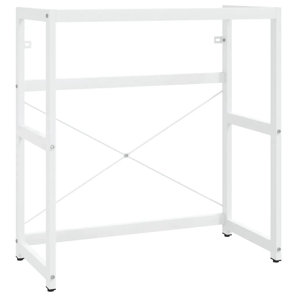 Struttura per Lavabo da Bagno-Supporti per Lavandino Bianca 79x38x83 cm in Ferro 490827