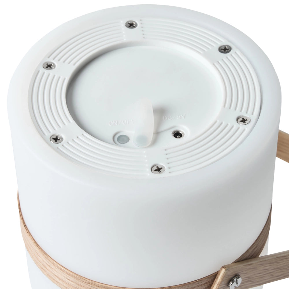 Lampada da tavolo a LED per esterni Materiale sintetico bianco Impermeabile con telecomando soluzioni per esterno giardino