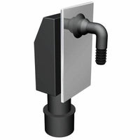 Sifone lavatrice a incasso con p lacca inox cr5112