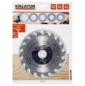 Lama A Disco Per Legno 160mm 18 Denti Kreator