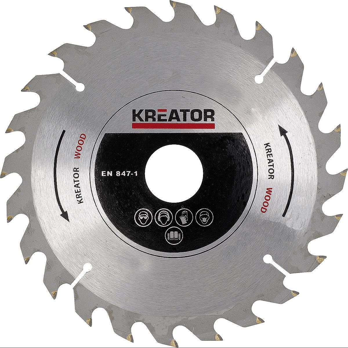 Lama A Disco Per Legno 200mm 24 Denti Kreator