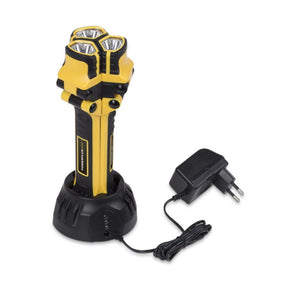 Powerplus Torcia A Led Ricaricabile 3 in 1 Con Supporto Magnetico Alla Base 1,5Kw