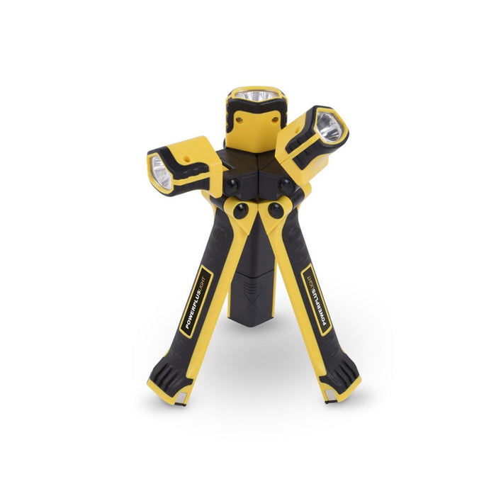 Powerplus Torcia A Led Ricaricabile 3 in 1 Con Supporto Magnetico Alla Base 1,5Kw