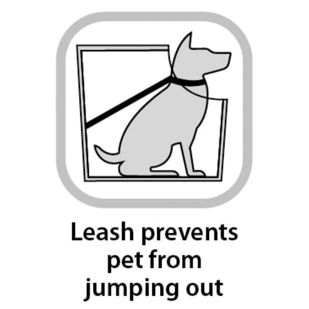 FLAMINGO Borsa Trasportino per Animali Lior Nero 45x19x29 cm 425406