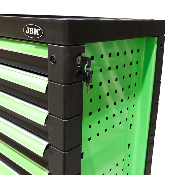 CARRELLO PORTAUTENSILI PORTA ATTREZZI OFFICINA 7 CASSETTI SENZA UTENSILI JBM 54006