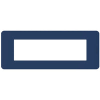 Placca Bticino MatixGO Tones 7 moduli blue JA4807TB