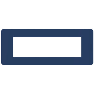 Placca Bticino MatixGO Tones 7 moduli blue JA4807TB