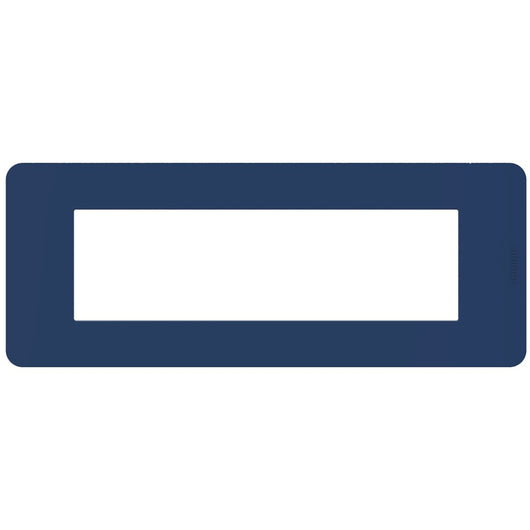 Placca Bticino MatixGO Tones 7 moduli blue JA4807TB