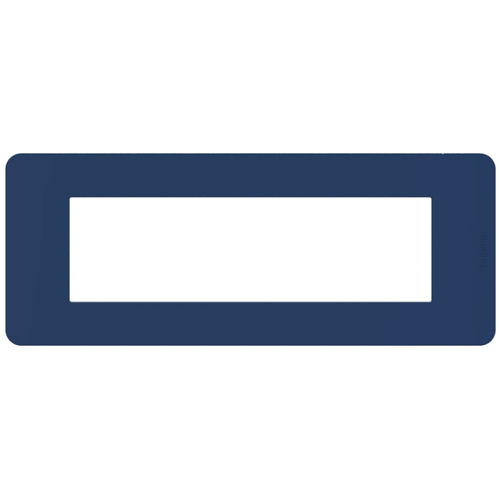 Placca Bticino MatixGO Tones 7 moduli blue JA4807TB