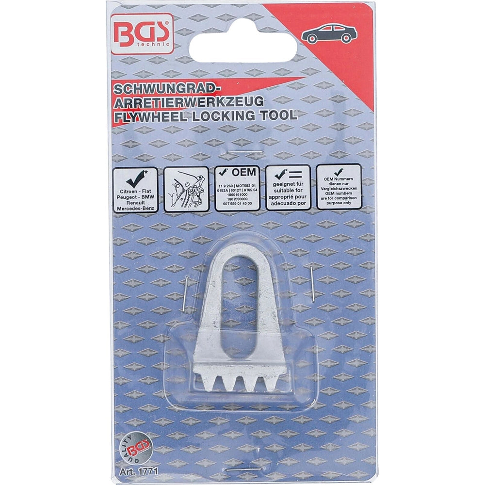 STRUMENTO BLOCCAGGIO VOLANO ATTREZZO MONTAGGIO FRIZIONE CITROEN FIAT PEUGEOT BGS