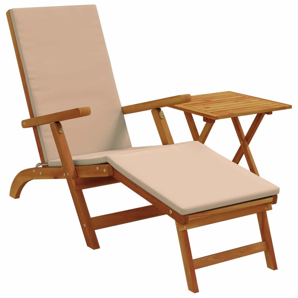 Lettino prendisole reclinabile e pieghevole 2 pcs Tortora 3415405