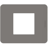 Placca Bticino MatixGO Tones 2 moduli tortora JA4802TD