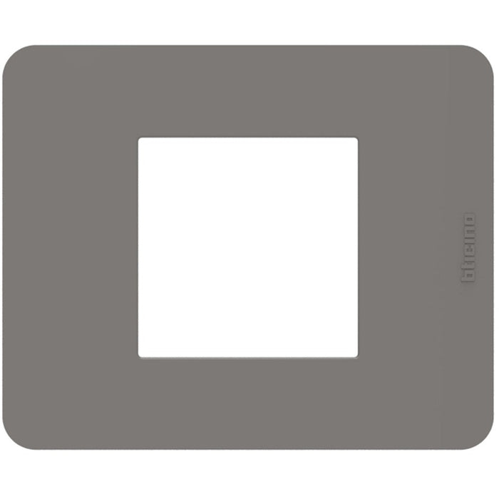 Placca Bticino MatixGO Tones 2 moduli tortora JA4802TD
