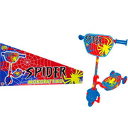 Trade Shop - Monopattino Con Tre Ruote Tema Spider Giocattolo Per Bambini Età Da 2 A 5 Anni -