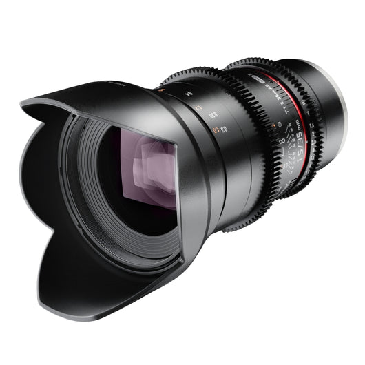 SAMYANG Obiettivo Video DSLR II Sony E 35 mm / T1.5 Messa a fuoco manuale Obiettivo video 0.8, grandangolo nero