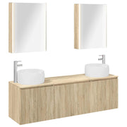 Set di Armadi da Bagno 5 pcs Rovere Sonoma Legno ingegnerizzato 3406529