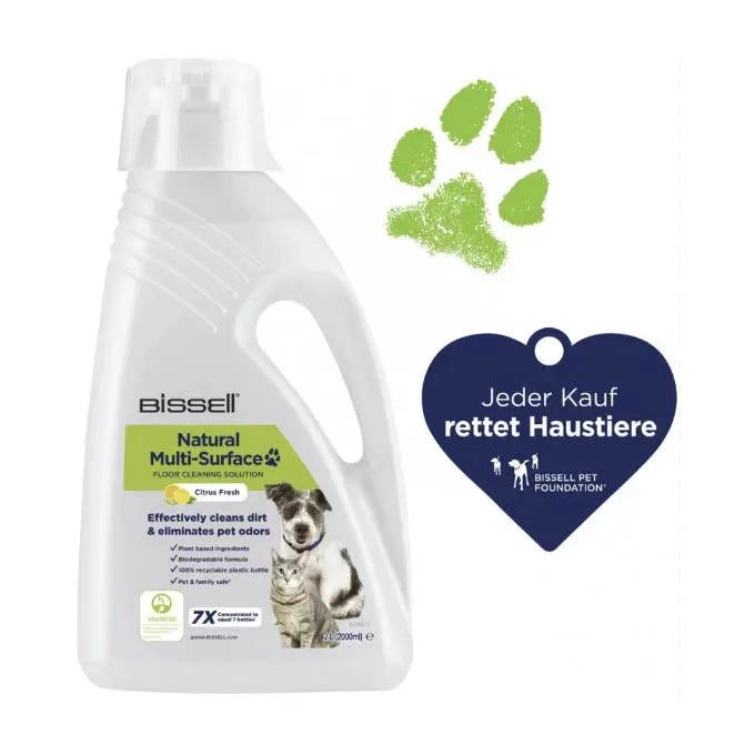 BISSELL 31221 DETERGENTE PER ASPIRAPOLVERE MULTI-SUPERFICIE PET 2 L