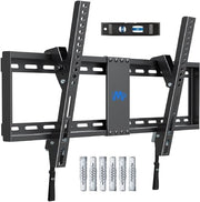 Montaggio per TV a muro regolabile per la maggior parte delle TV LED, LCD, OLED e plasma da 37 a 70 pollici, fino a VESA 600x400 mm e 60 kg, inclusa viti da parete Fischer, montaggio per TV a muro regolabile MD2268-LK-02 nero