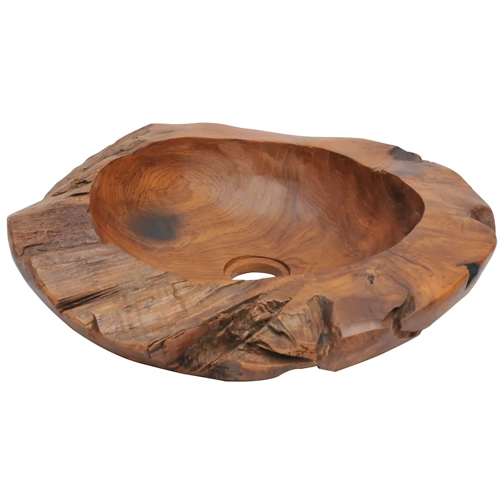 Lavabo in Legno di Teak 45 cm cod mxl 54534