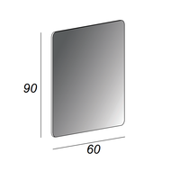 Specchio filo lucido Made in Italy 54047