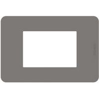 Placca Bticino MatixGO Tones 3 moduli tortora JA4803TD