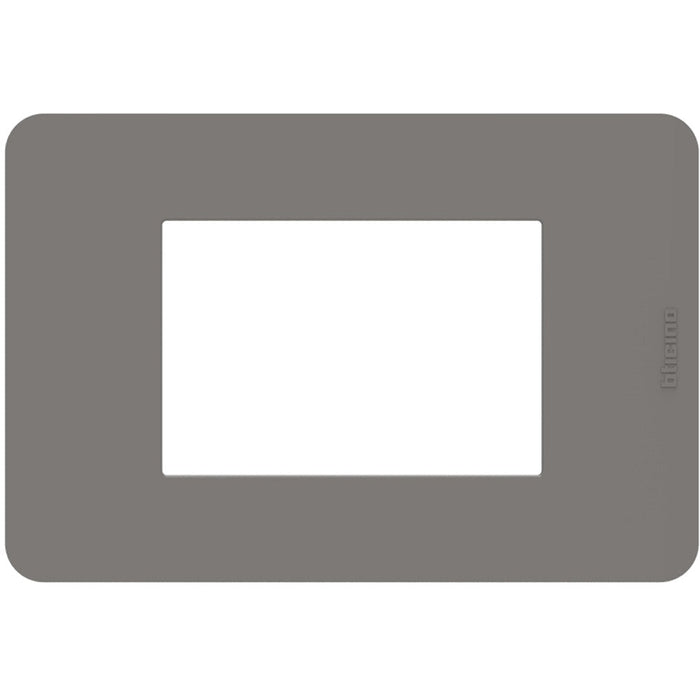 Placca Bticino MatixGO Tones 3 moduli tortora JA4803TD