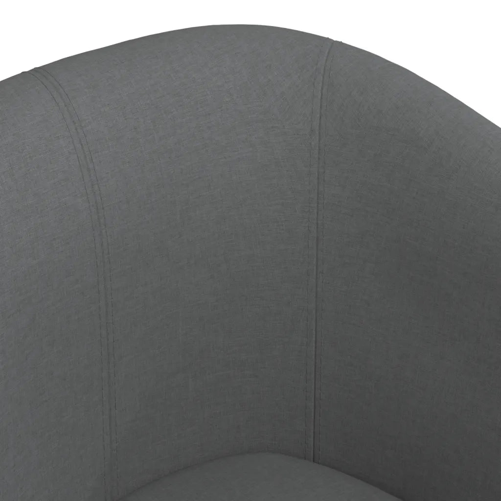 Divano Sedia-Poltrona Cabriolet Grigio Scuro in Tessuto