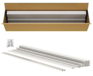 Kit porta a soffietto in pvc fai da te - Misure standard - Misura: 95 x 224 h