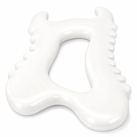 Strumento di massaggiaggio Gua Sha - Materiale ceramico - Mobilitazione tessutale - Antistatico - Conduttività confortevole - Utilizzo universale - Strumento di raschiatura