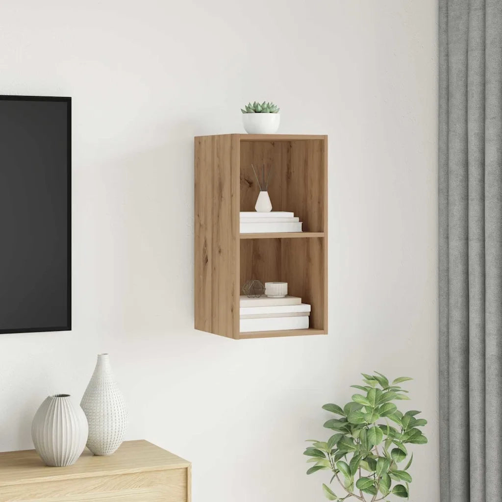 Set mobile TV-Credenza per TV Rovere artigianale 37 x 37 x 72 cm